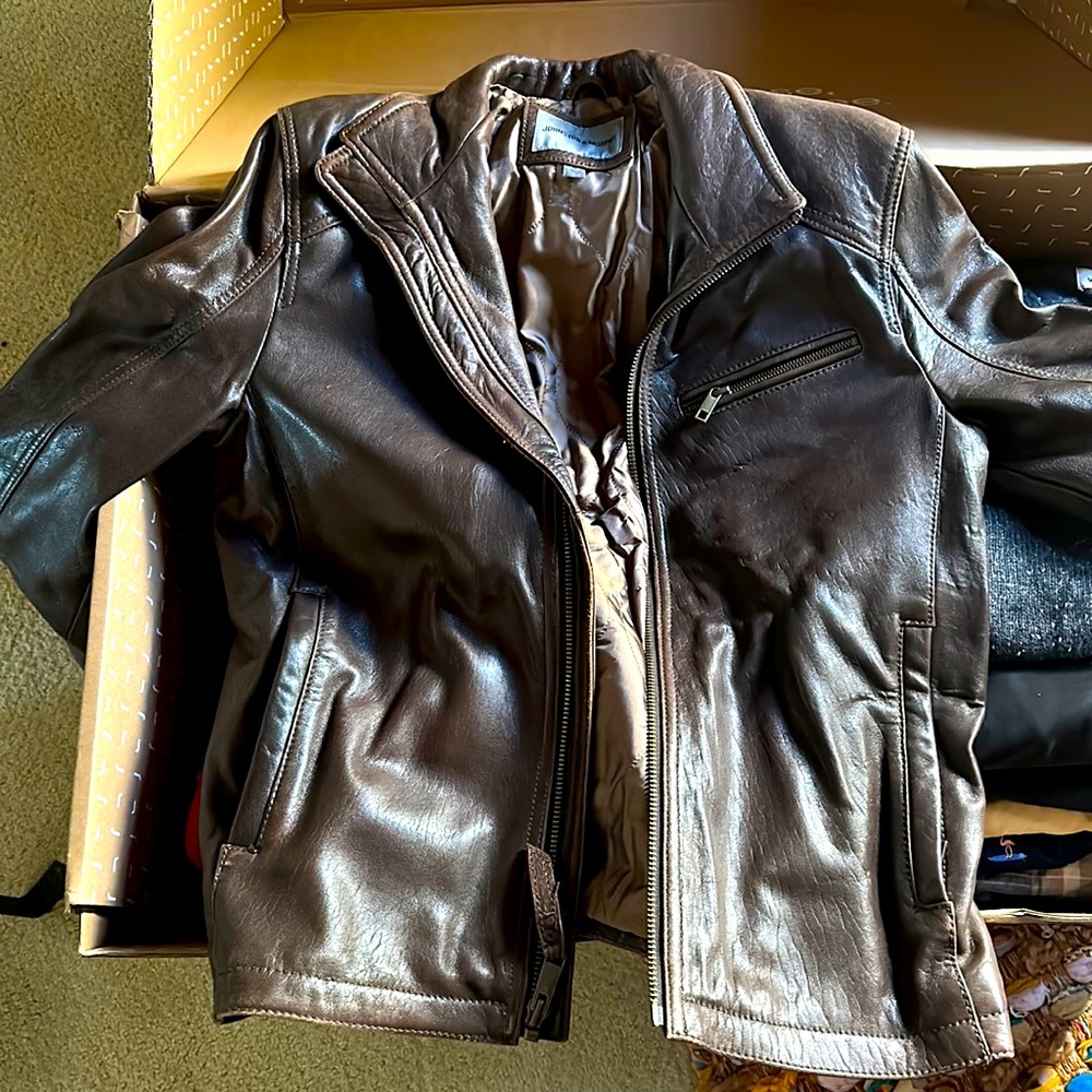 Johnston & Murphy VINTAGE Leather Jacket RARE